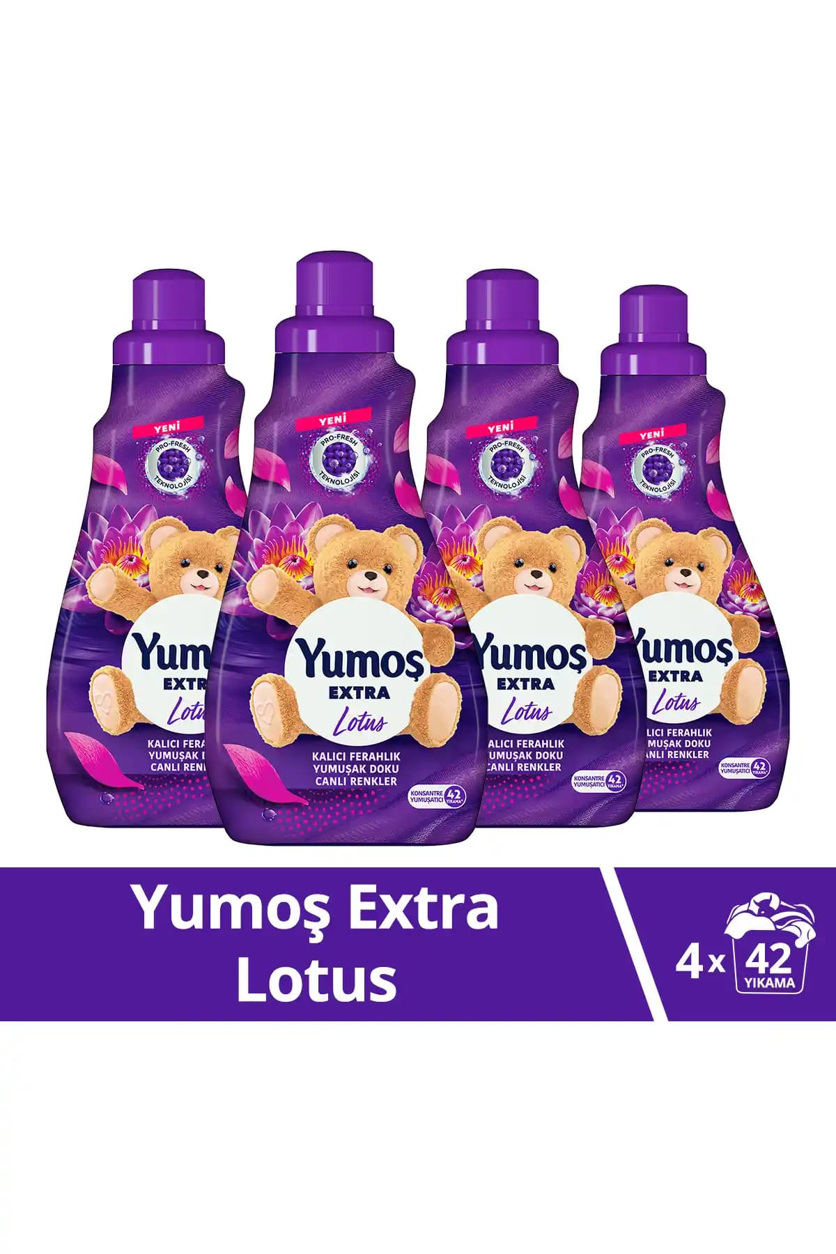 Yumoş Lotus Çamaşır Yumuşatıcı 1008 ml, Kalıcı Kokusu ve Yumuşaklık Sağlayan Ürün