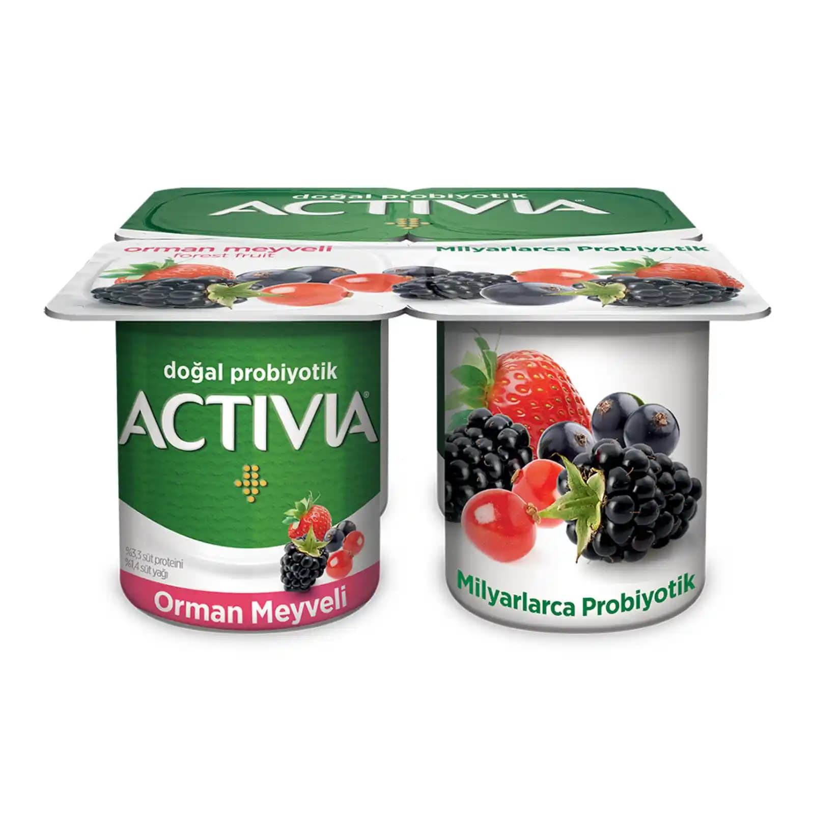 Activia doğal meyveli probiyotik yoğurt: bağırsak sağlığı ve sağlıklı beslenme için ideal