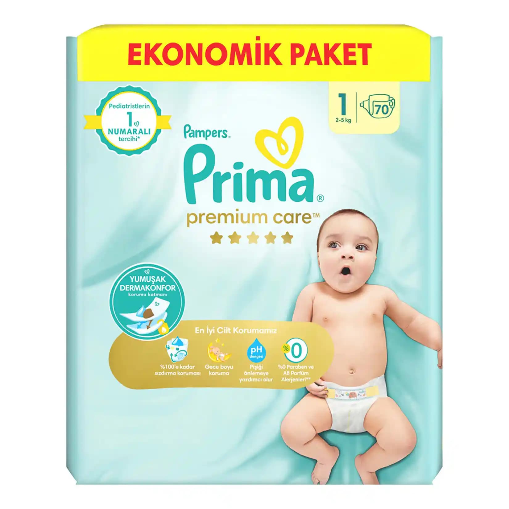Bebek Bezi Premium Care Yeni Doğanlar İçin Güvenilir ve Konforlu Bir Seçenek
