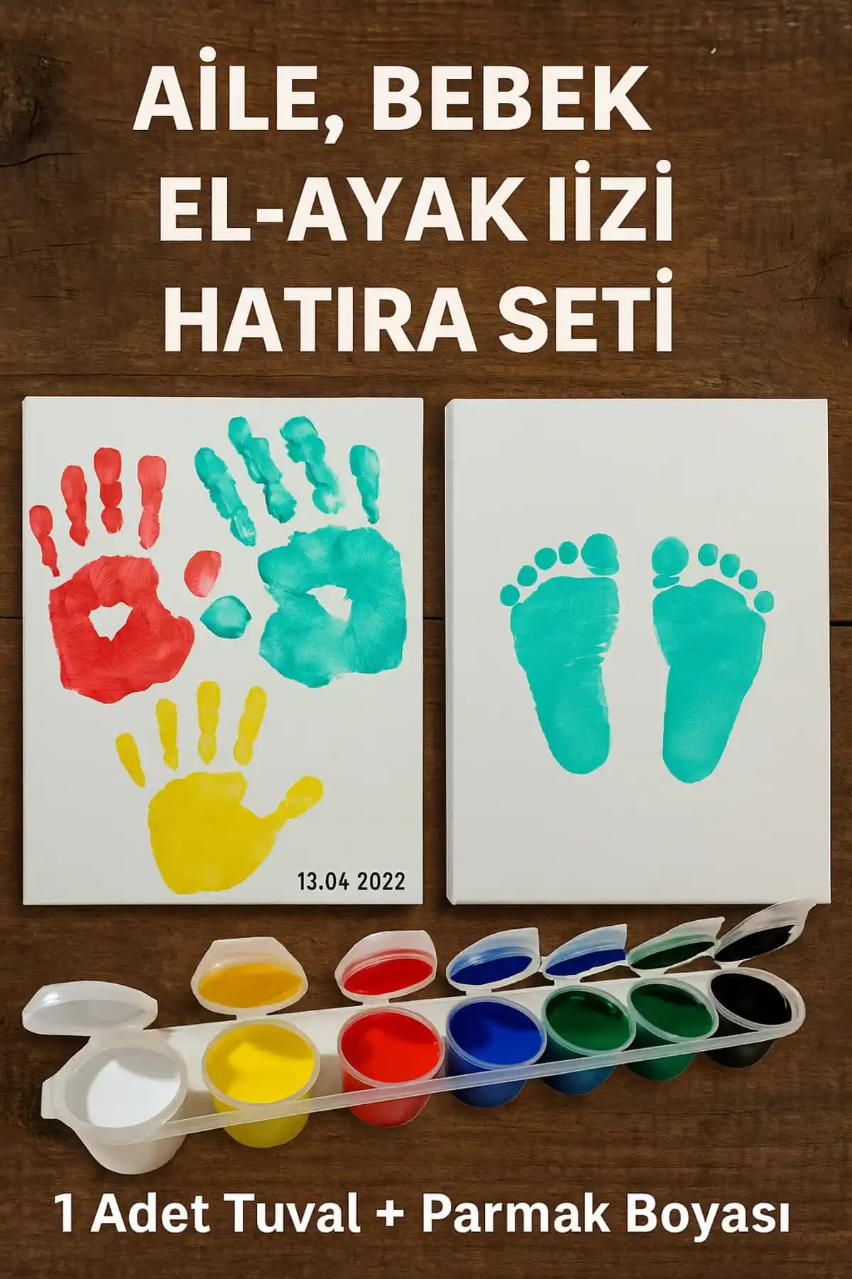 Bebekler İçin Anı İzi Setleri Güvenli ve Kaliteli Malzemelerle Bebeğin En Değerli Anılarını Ölümsüzleştirir