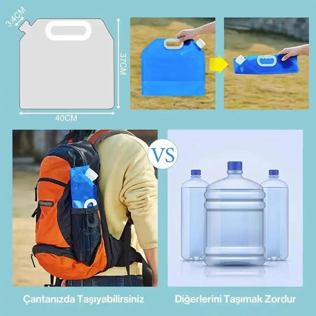 Dayanıklı Katlanabilir Su Bidonları Spor ve Günlük Kullanım İçin Pratik Çözüm