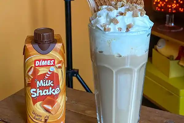Dimes Karamelli İçecek Milkshake: Tatlı ve Kremamsı Lezzet Sunan Hazır İçecek