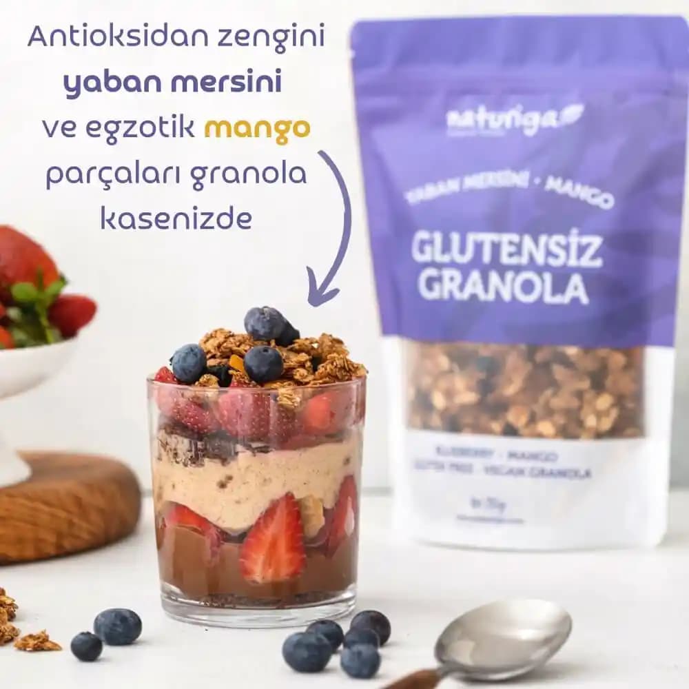 Doğal Probiyotik İçeren Yaban Mersini Granola ile Sağlıklı Kahvaltı Seçenekleri