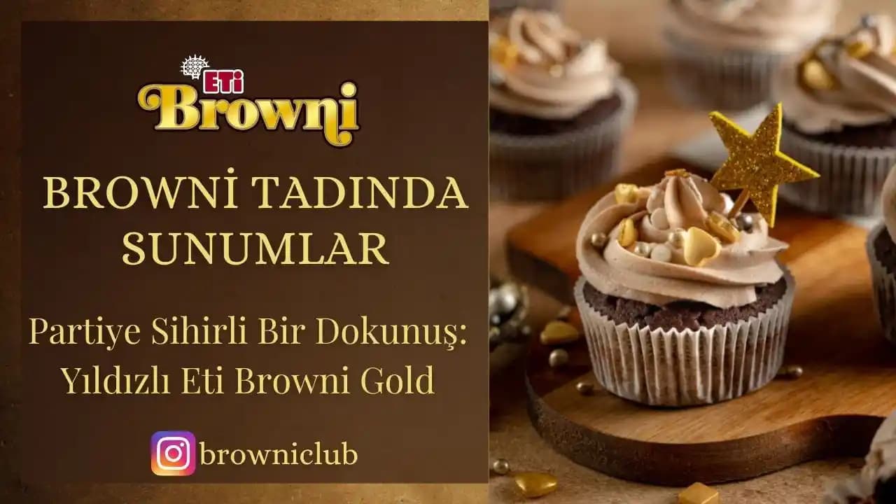 Eti Browni Gold: Yoğun Çikolata Aroması ve Altın Detaylarla Lüks Kek Seçeneği