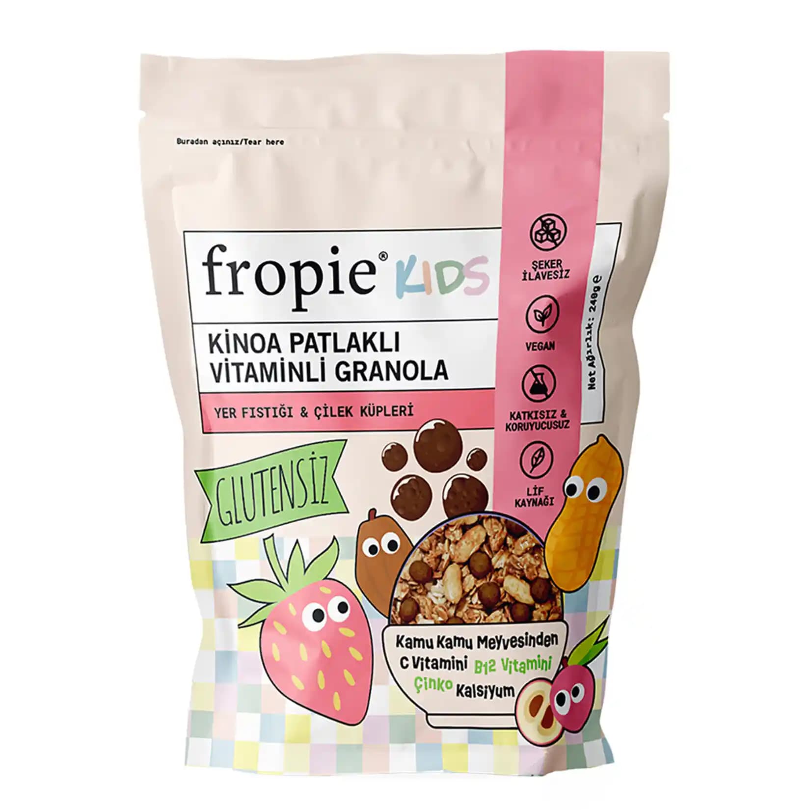 Fropie Moms Doğal Granola: Katkısız ve Sağlıklı Bir Kahvaltı Seçeneği