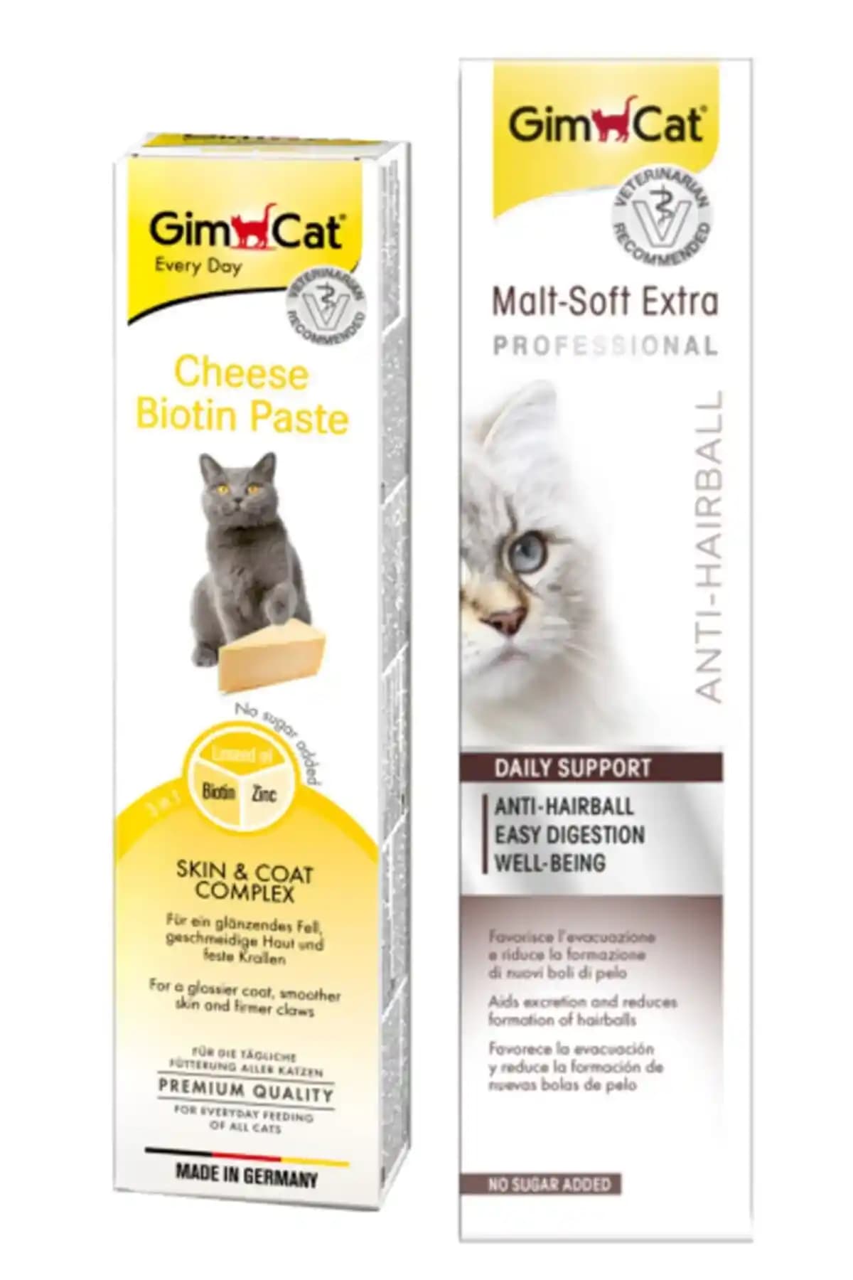 Gimcat Biyotin Malt Ekstraları: Evcil Hayvanlar İçin Sağlıklı Tüy ve Deri Desteği