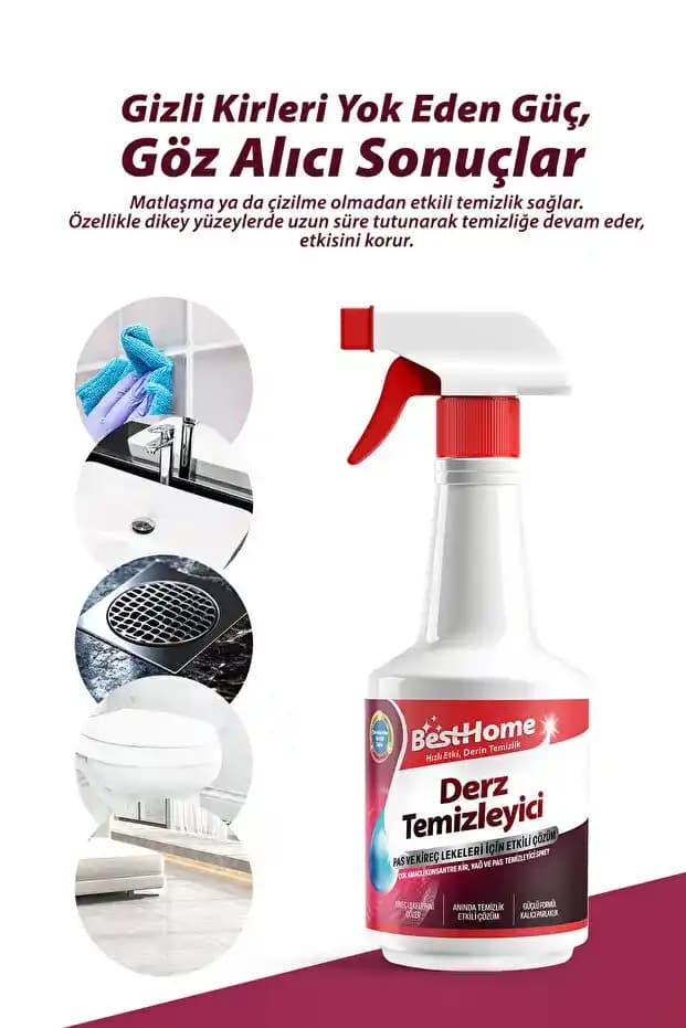 Güçlü Derz Temizleyiciler ve Ev Temizlik Ürünleri: Kullanım ve Özellikler