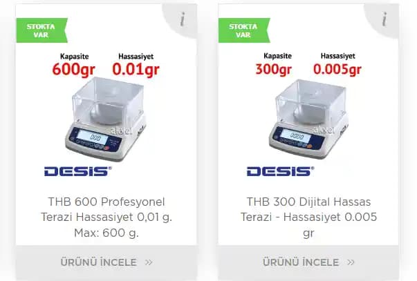 Hassas Terazi Seçiminde Dikkat Edilmesi Gerekenler ve İki Modelin Karşılaştırması