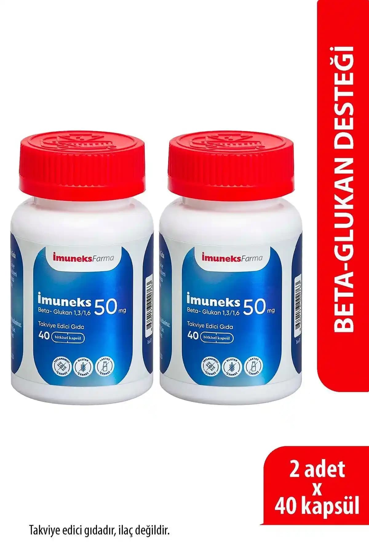 İmuneks 50 mg Bağışıklık Sistemini Güçlendiren Etkili Takviye Seçeneği