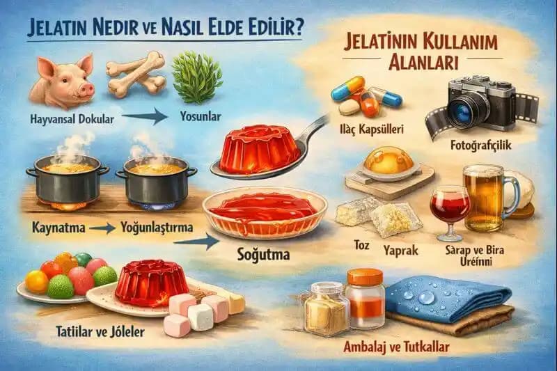 Jelatin Kullanım Alanları ve Marka Özellikleri Hakkında Kapsamlı Bir İnceleme