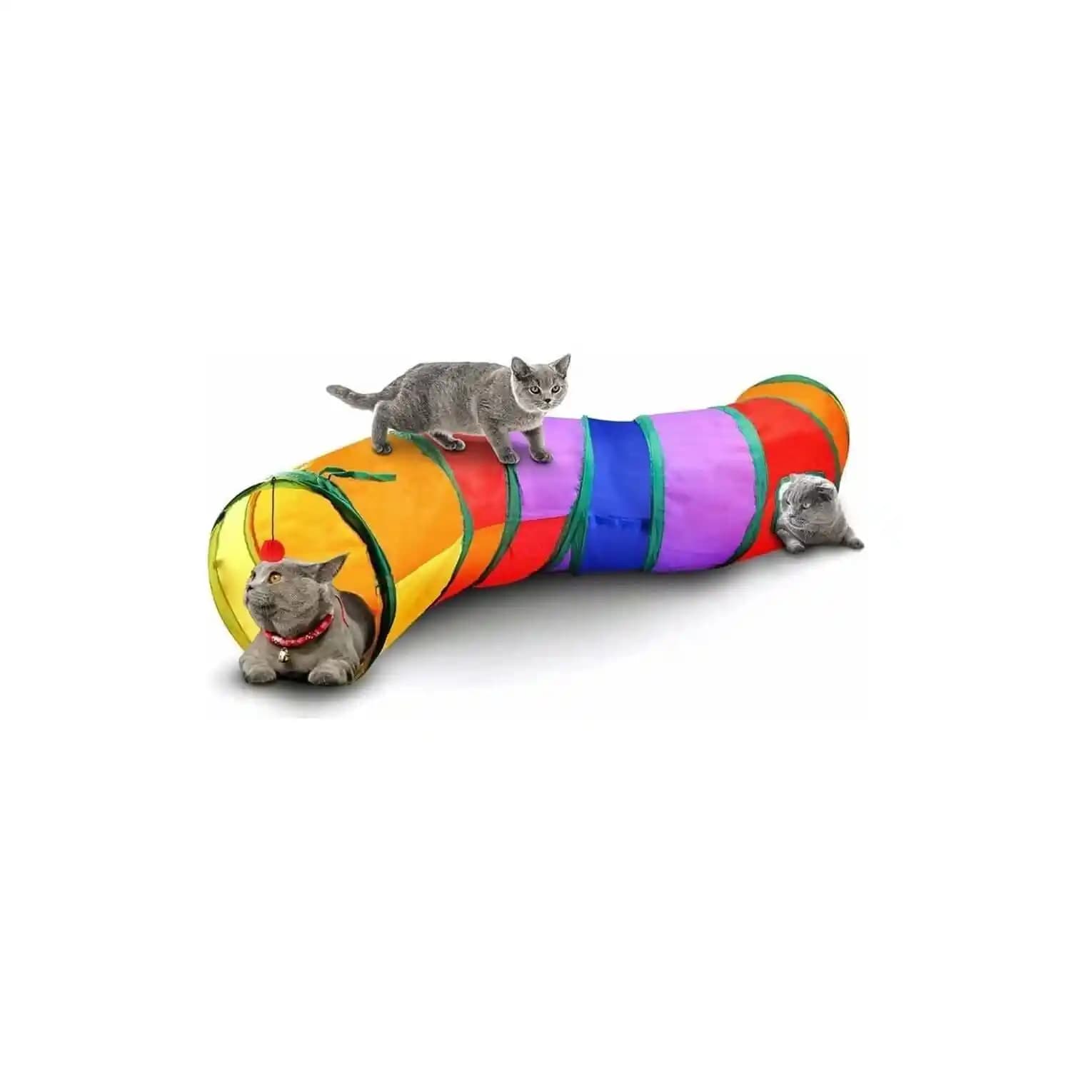 Kıvrımlı Kedi Tüneli Tasarımı: Doğal Davranışlara Uygun Güvenli ve Konforlu Oyun Alanları