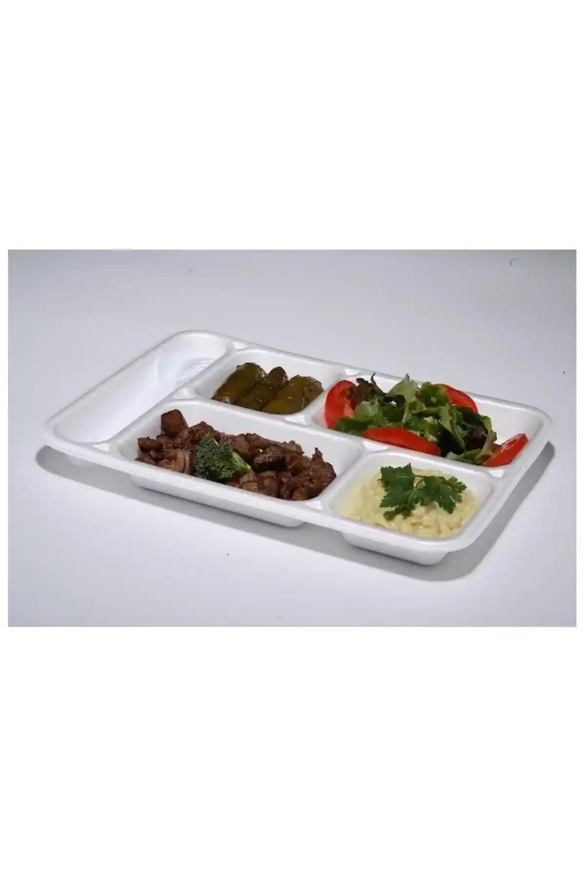 Köpük 5 Bölmeli Tabaklar: Pratiklik, Hijyen ve Çevresel Etkiler Üzerine Bir Değerlendirme