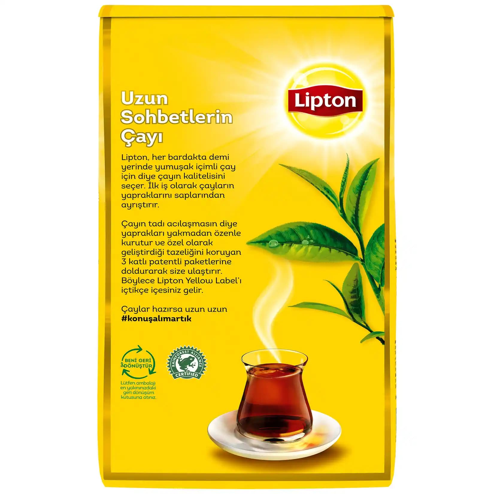 Lipton Sarı Label Çayın Büyük Paket Seçenekleri ve Kalite Unsurları Analizi