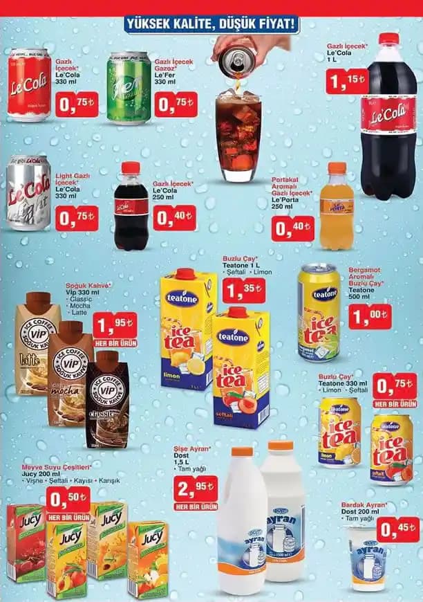 Market İçecekleri ve Ferahlatıcı Çeşitler: Yaz Aylarında Serinlemek İçin En İyi Seçenekler