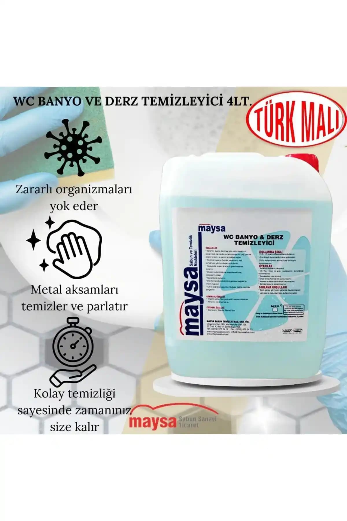 Maysa Derz Temizleyicisi ile Derz Temizliği ve Bakımında Yeni Dönem