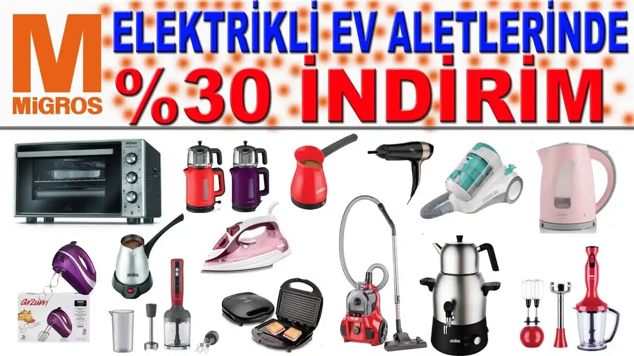 Migros'ta Küçük Ev Aletleri Kampanyaları ve Avantajları Güncel Fırsatlarla Dolu