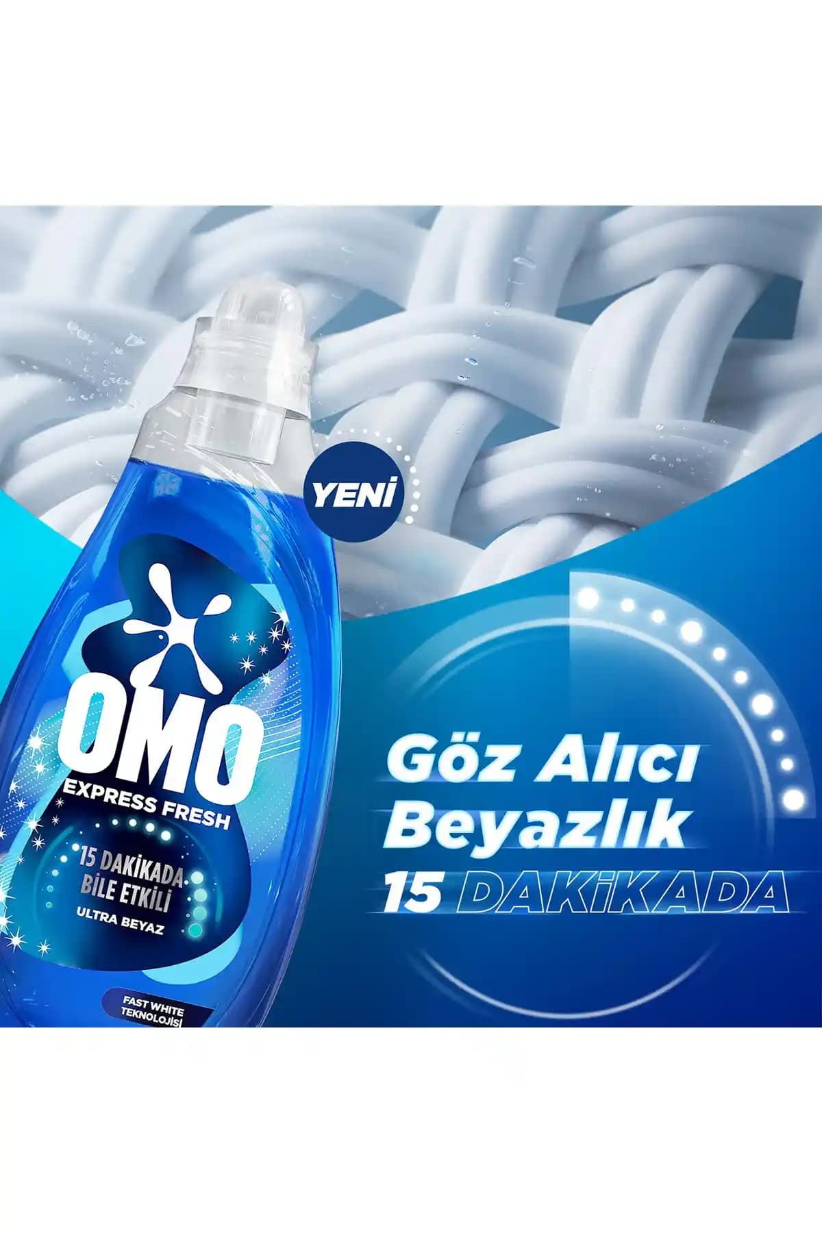 Omo Ultra Beyaz Express Fresh Deterjanı: Hızlı ve Etkili Temizlik Çözümü