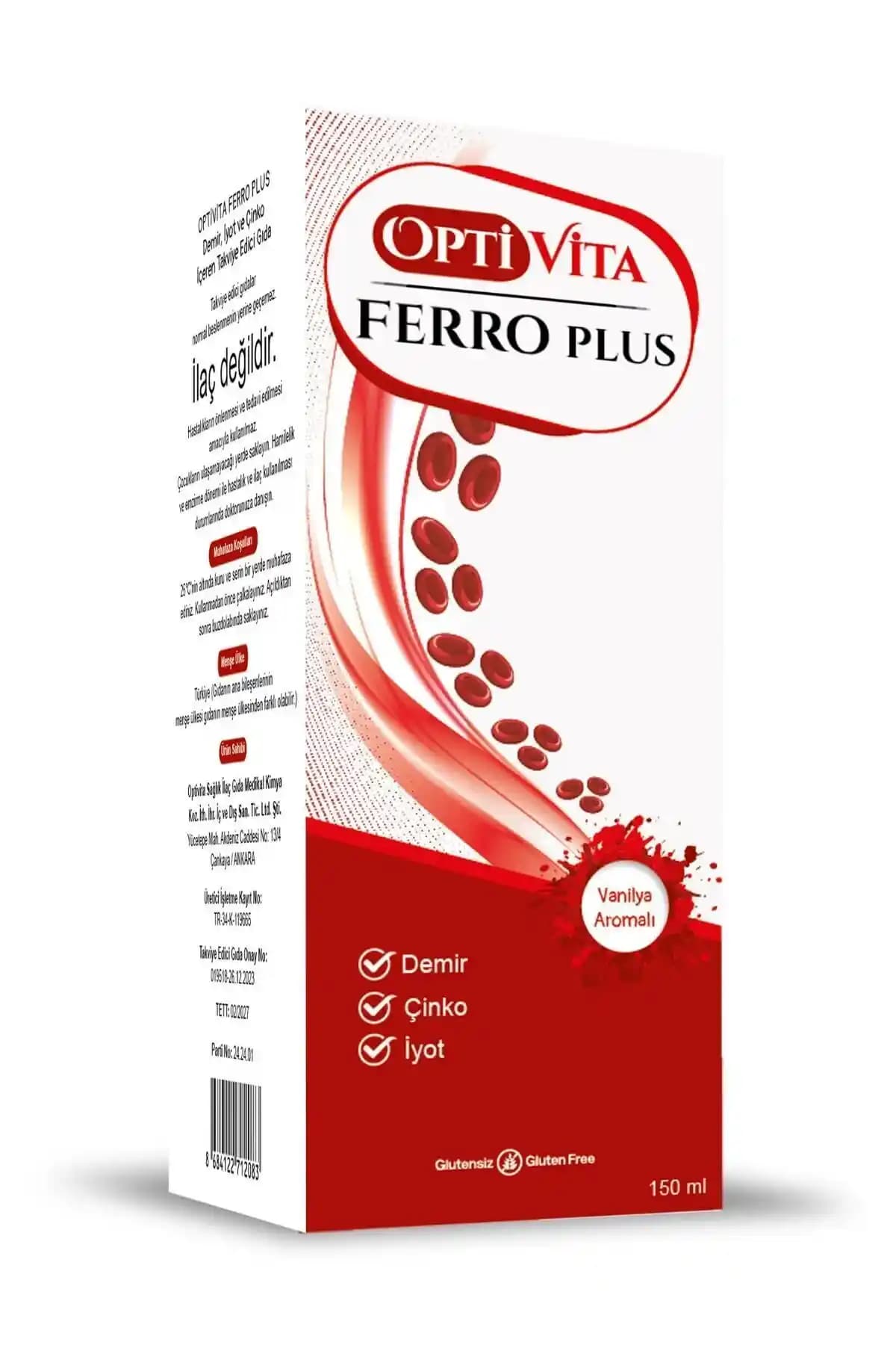 Optivita Ferro Plus Lipozomal Demir: Yüksek Emilim ve Güvenilirlik Sunan Demir Takviyesi