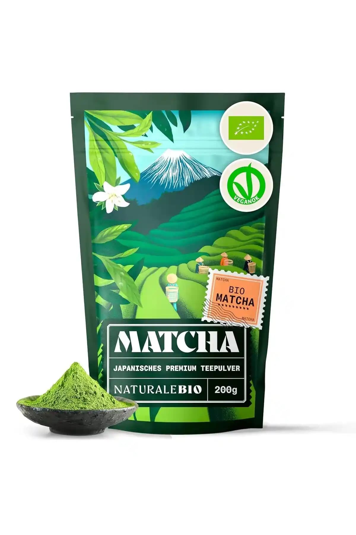 Organik Matcha Tozu: Sağlık ve Çevre Bilincini Yansıtan Doğal Yeşil Çay Tozu