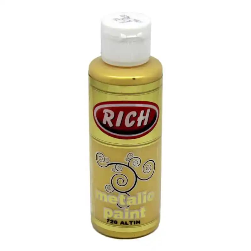 Parlak Altın Renkli Akrilik Boya: Dekorasyon ve Sanat İçin Şık ve Kullanışlı Malzeme