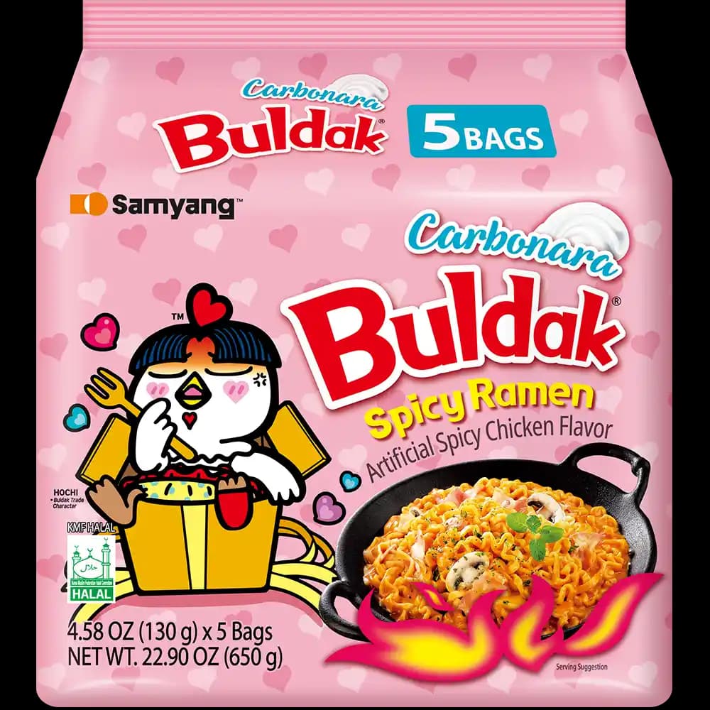 Samyang Buldak Carbonara Ramen'in Özellikleri ve Diğer Ramenlerle Karşılaştırması