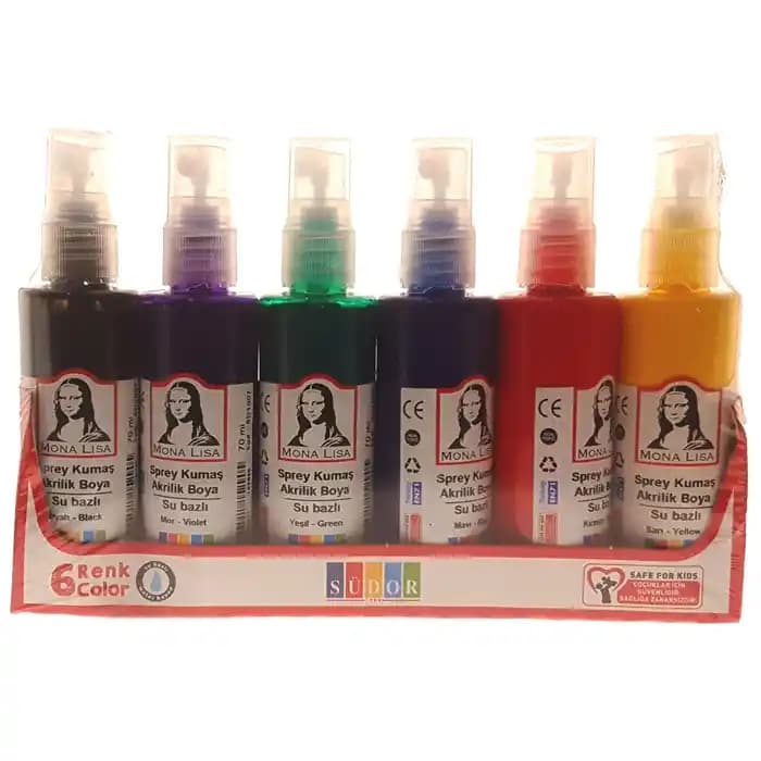 Sudor 6 Renk Kumaş Boyası ile Yaratıcı Tekstil Projeleri ve Hobi Fırsatları