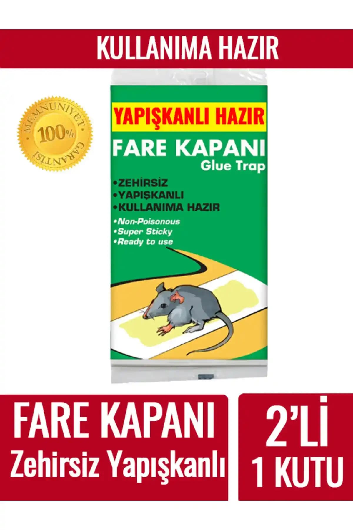 Zehirsiz ve Yapışkan Fare Kapanlarıyla Güvenli ve Etkili Fare Kontrolü Yöntemleri