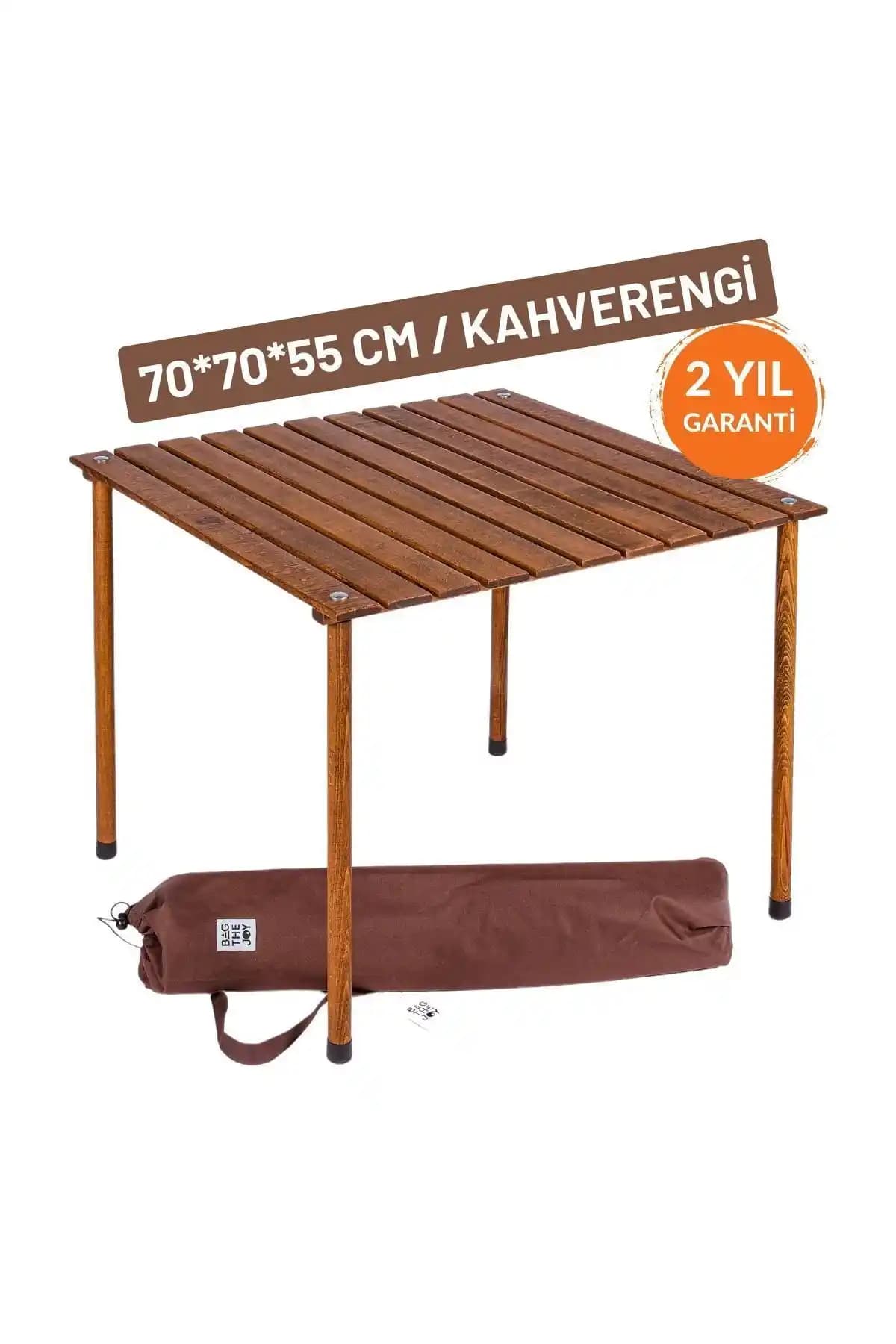 Bag The Joy ve Genel Markalar Ahşap Kamp Masası Karşılaştırması
