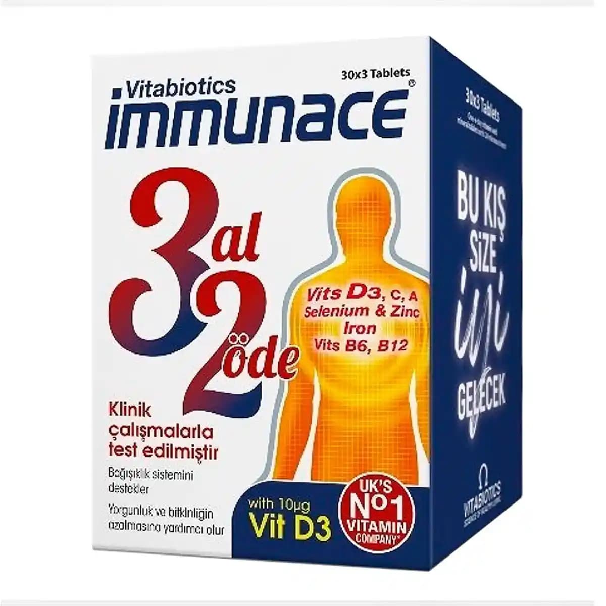 Immunace 3 Al 2 Öde Kampanyası ile Bağışıklık Güçlendirme Fırsatı