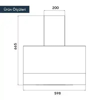 Kumtel Beyaz Dokunmatik Cam Davlumbaz DA6-835: Modern ve Şık Mutfaklar İçin Ideal Seçenek