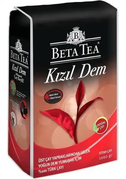 Beta Tea Kızıl Dem Türk Çayı 1 kg: Karadeniz'in Doğal ve Yoğun Dem Kalitesiyle Öne Çıkan Çay