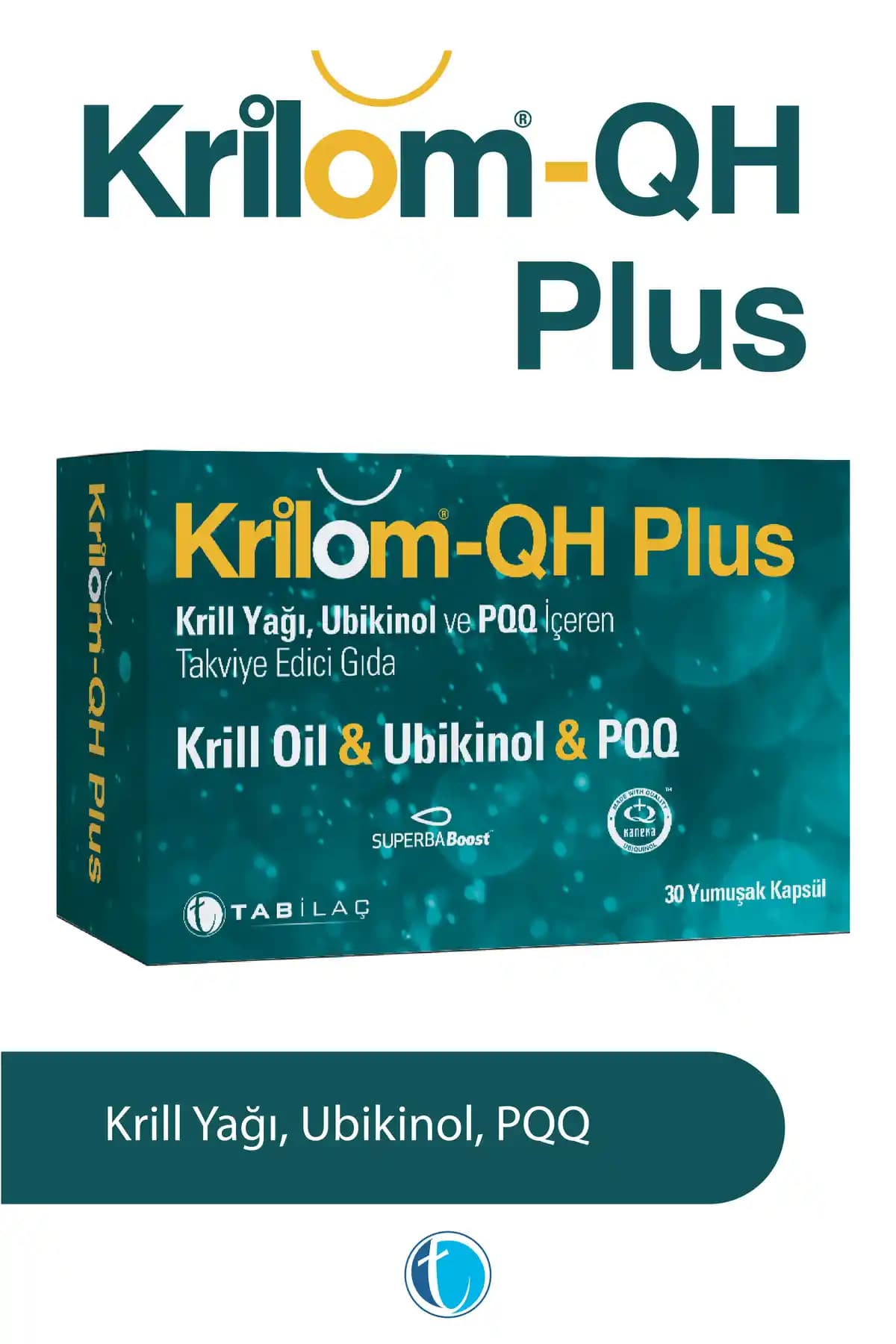 Krilom Qh Plus 30 Yumuşak Kapsül: Doğal Omega 3 ve Antioksidan Desteği Sağlayan Takviye