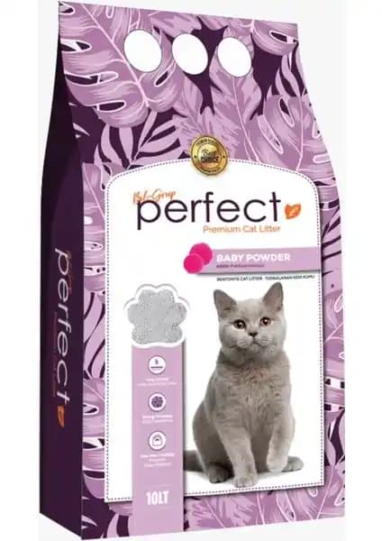 Perfect Baby Powder 10 Lt İnce Taneli Kedi Kumu: Koku ve Temizlikte Etkili Seçenek
