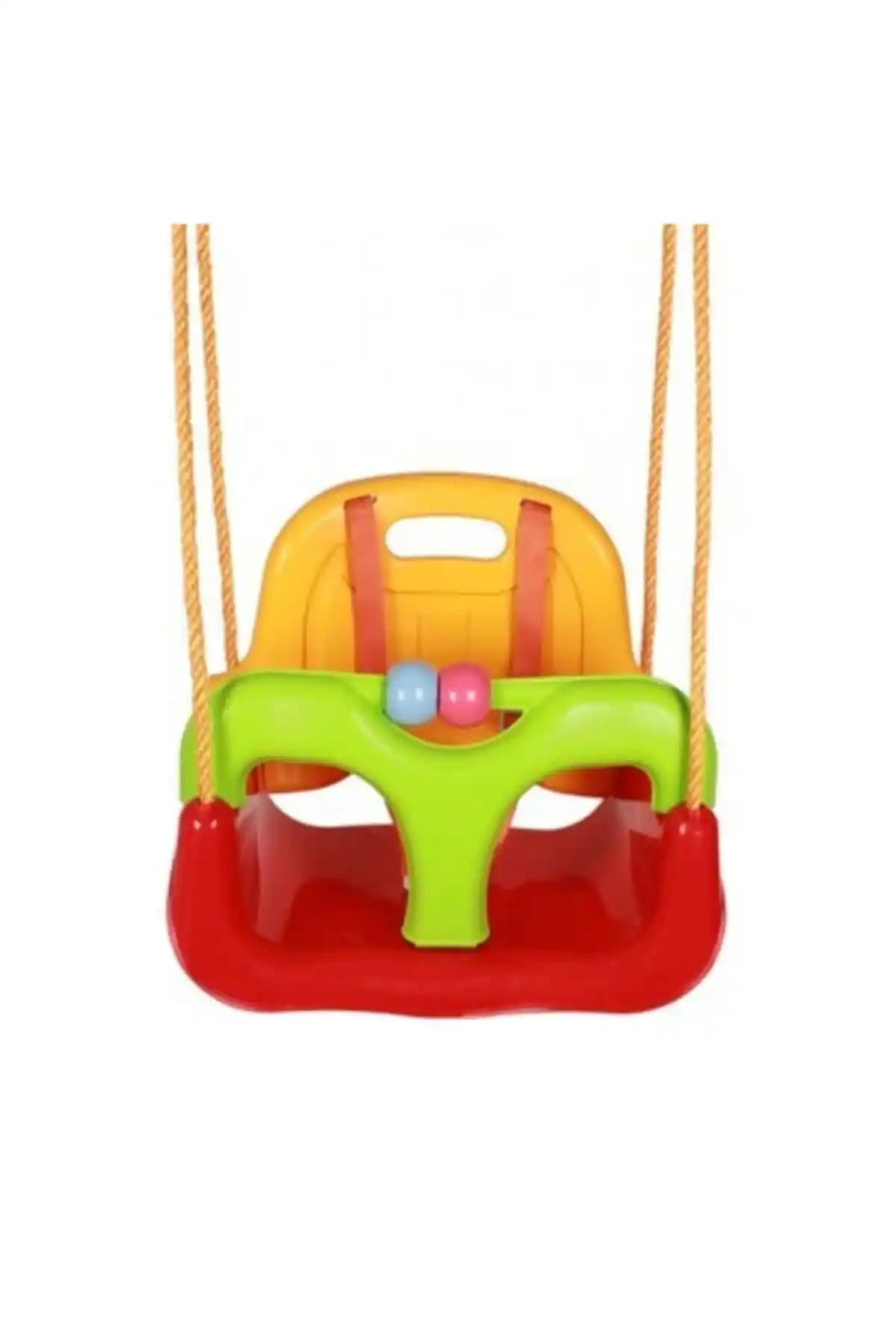 Saban Emniyet Kemerli Çocuk Salıncağı Kırmızı - Güvenli ve Dayanıklı Oyun Ekipmanı
