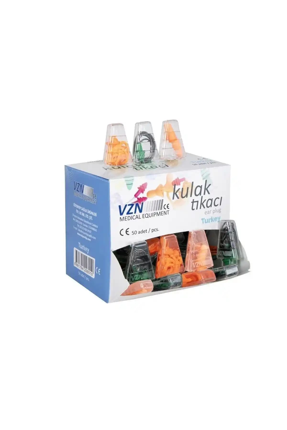 VZN Yetişkin Kulak Tıkacı (Yeşil) ile Konforlu ve Etkili Kulak Koruması