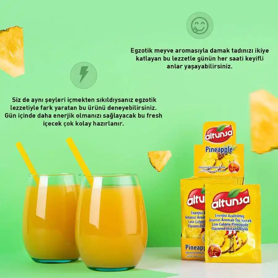 Ananas Aromalı Toz İçecekler: Pratik ve Serinletici Yaz Alternatifleri