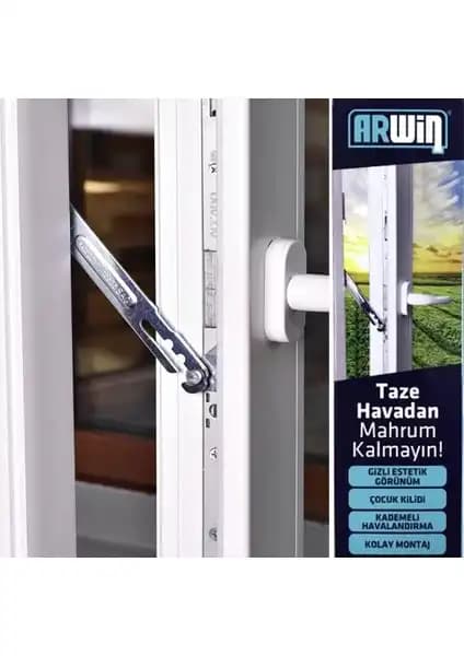 Eym Arwin Kapı Pencere Kademeli Havalandırma Kolu ve Huzuraks Kidmix Çelik Halatlı Pencere Çocuk Emniyet Kilidi Karşılaştırması 1