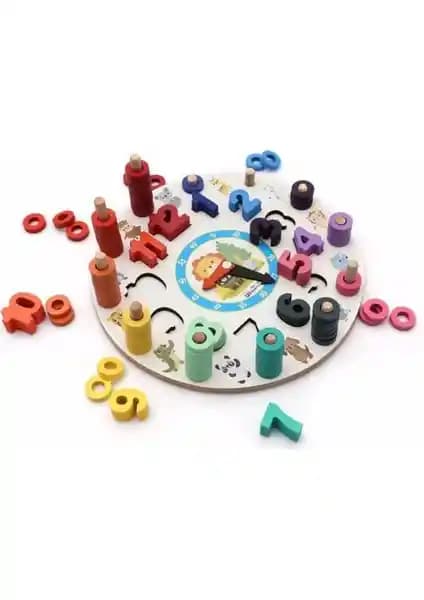 Çocuklar İçin Doğal Ahşap Eğitici Oyun Kümesi Güvenli ve Sağlıklı Tasarım