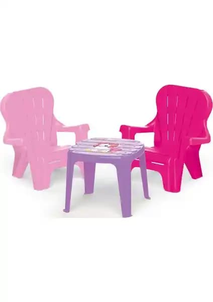 Dolu Unicorn Masa ve 2'li Sandalye Seti: Çocuklar İçin Güvenli ve Renkli Oyun Alanı Tasarımı